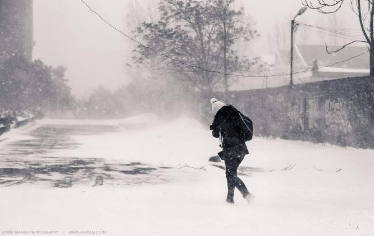 ANM anunță val de ninsori și de frig. Când scăpăm de iarnă