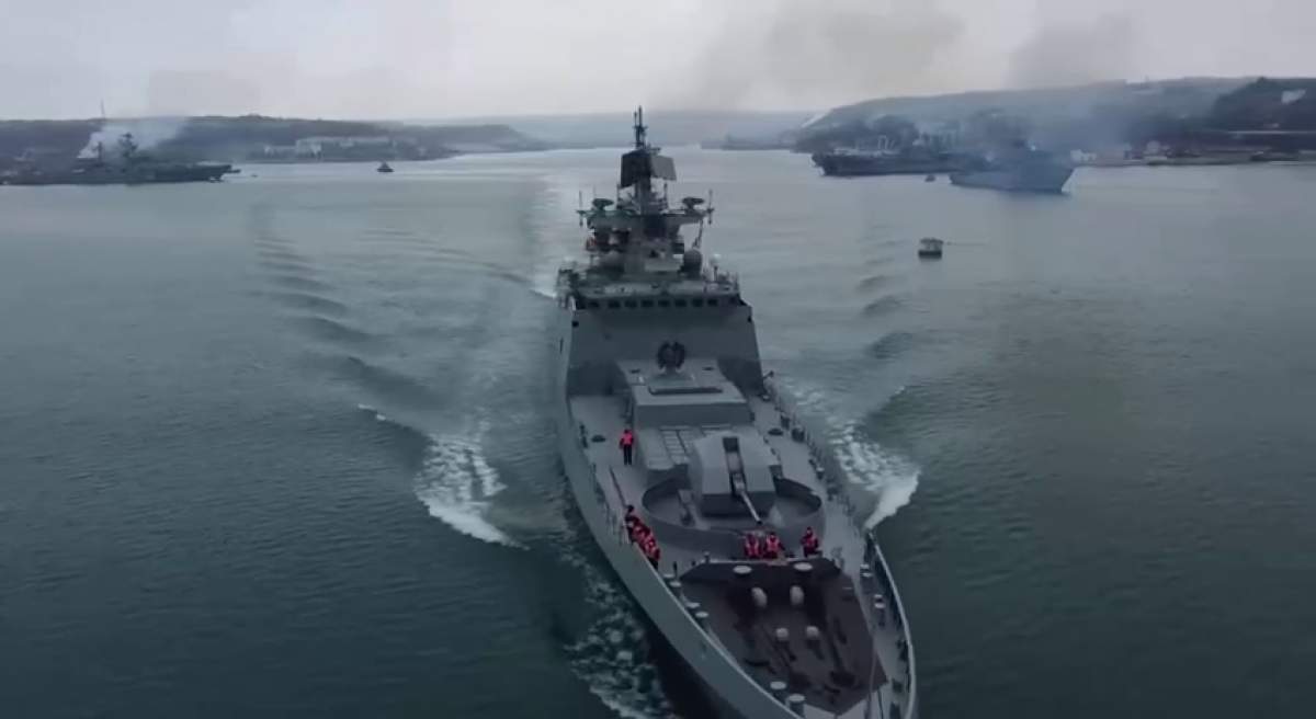 Trei nave sub pavilion panamez au fost lovite de rachetele Rusiei în Marea Neagră. Una dintre ele s-a scufundat