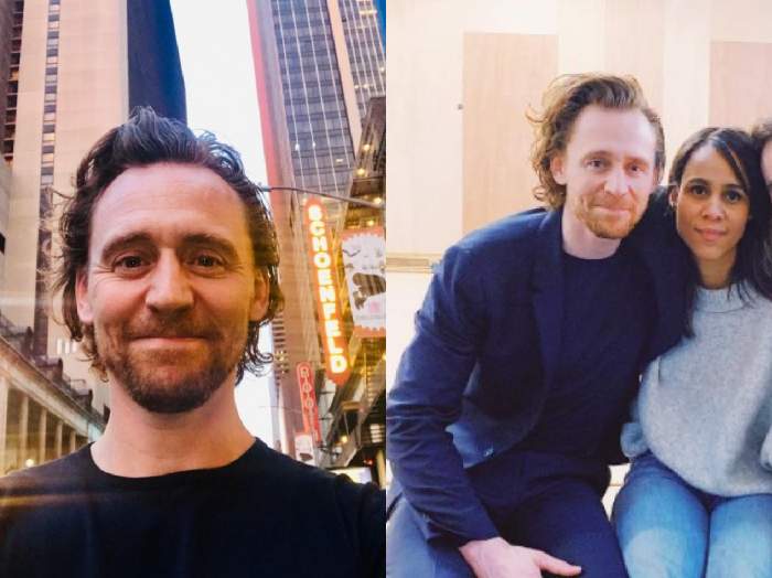 Tom Hiddleston și logodnica, colaj