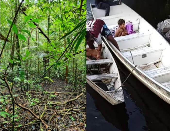 Doi copii, de șase și opt ani, s-au rătăcit în Jungla Amazoniană. Au fost găsiți nevătămați, întâmplător, după o lună