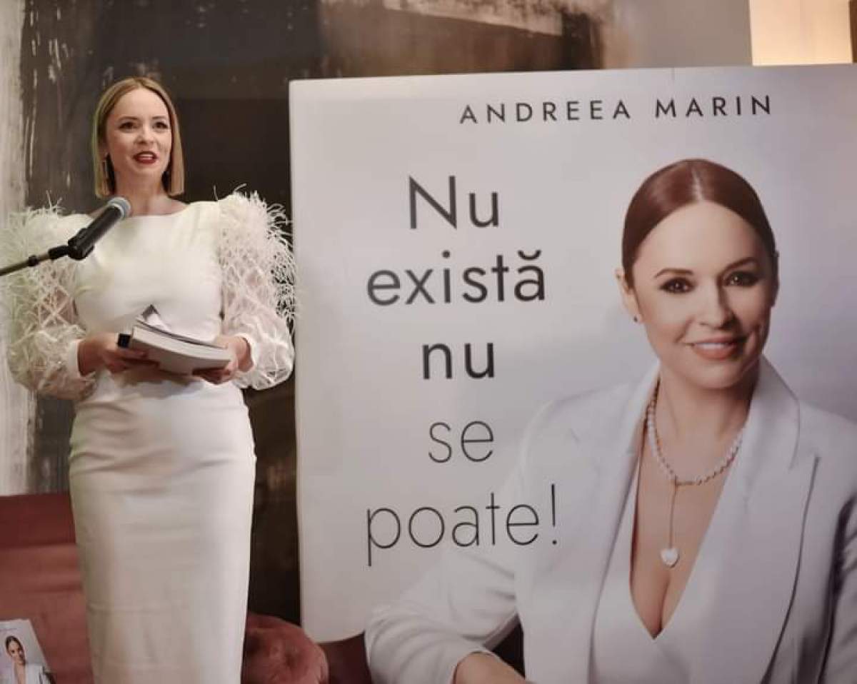 Andreea Marin a lansat o carte autobiografică. Vedeta vorbește despre cum a început totul: „Nu există nu se poate”