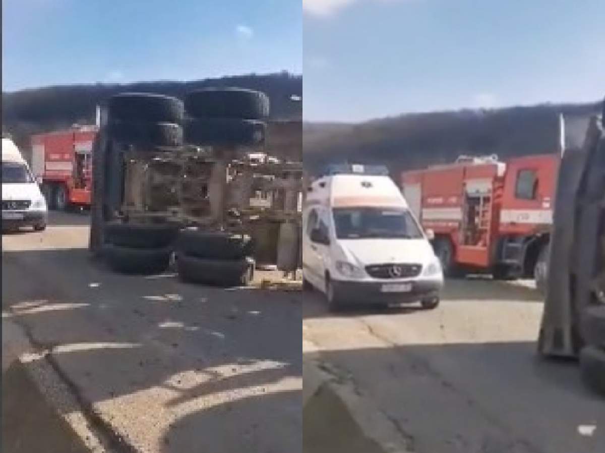 imagini de la locul accidentului din Vaslui