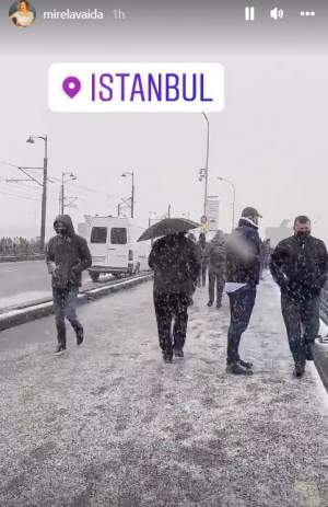 Mirela Vaida, vacanță în Istanbul după ziua ei de naștere. Prezentatoarea Acces Direct, surprinsă de zăpada din Turcia: ”Am vrut să fug de frigul de acasă”
