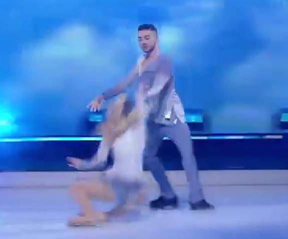 Sore, accidentare la Dancing on Ice: Vis în doi. Cum a reacționat concurenta în momentul în care a căzut / FOTO