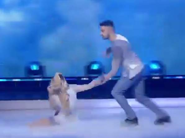 Sore, accidentare la Dancing on Ice: Vis în doi. Cum a reacționat concurenta în momentul în care a căzut / FOTO