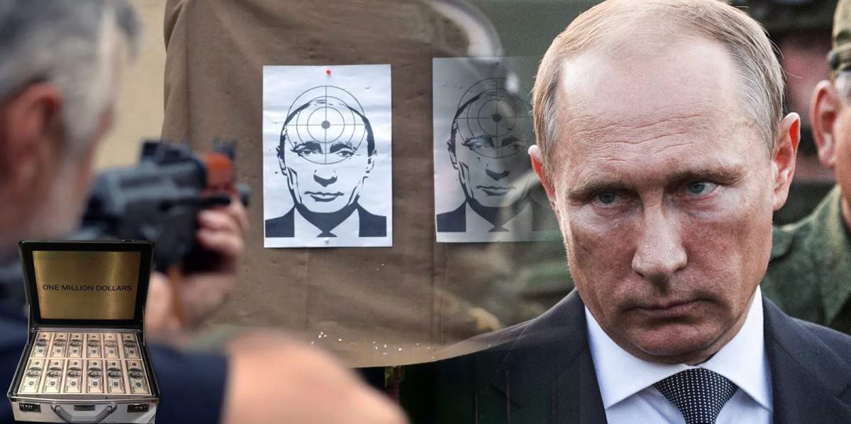 Recompensă de 1 milion de dolari pentru prinderea lui Vladimir Putin: ”Căutat viu sau mort”