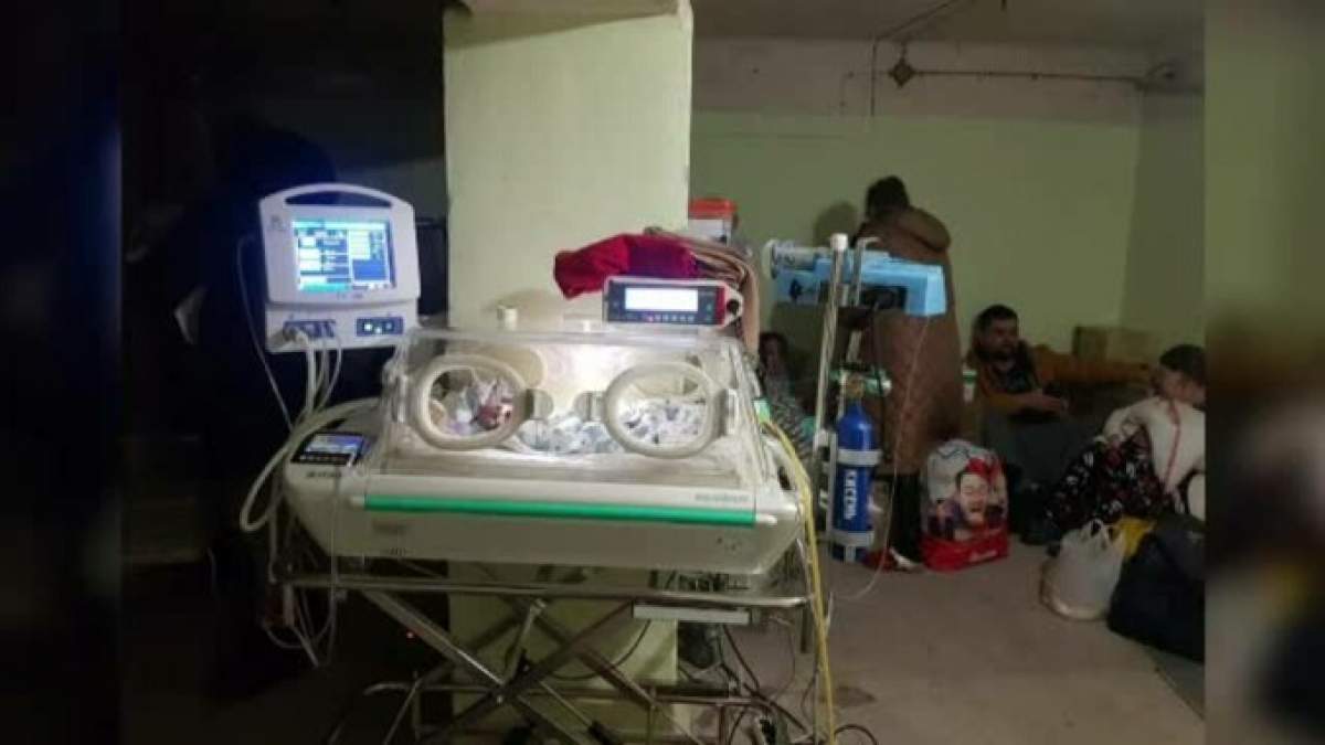 Clipe de groază într-o maternitate din Kiev! Medicii coboară bebelușii și mamele în buncăr la auzul sirenelor: "Am mutat toată aparatura"