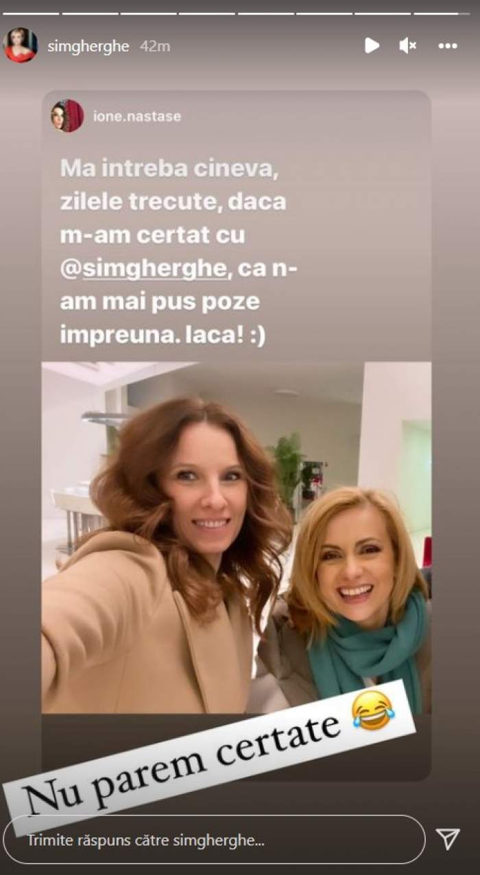 Simona Gherghe, certată cu Ionela Năstase? Replica prezentatorei TV: „Mă întreba cineva ...” / FOTO