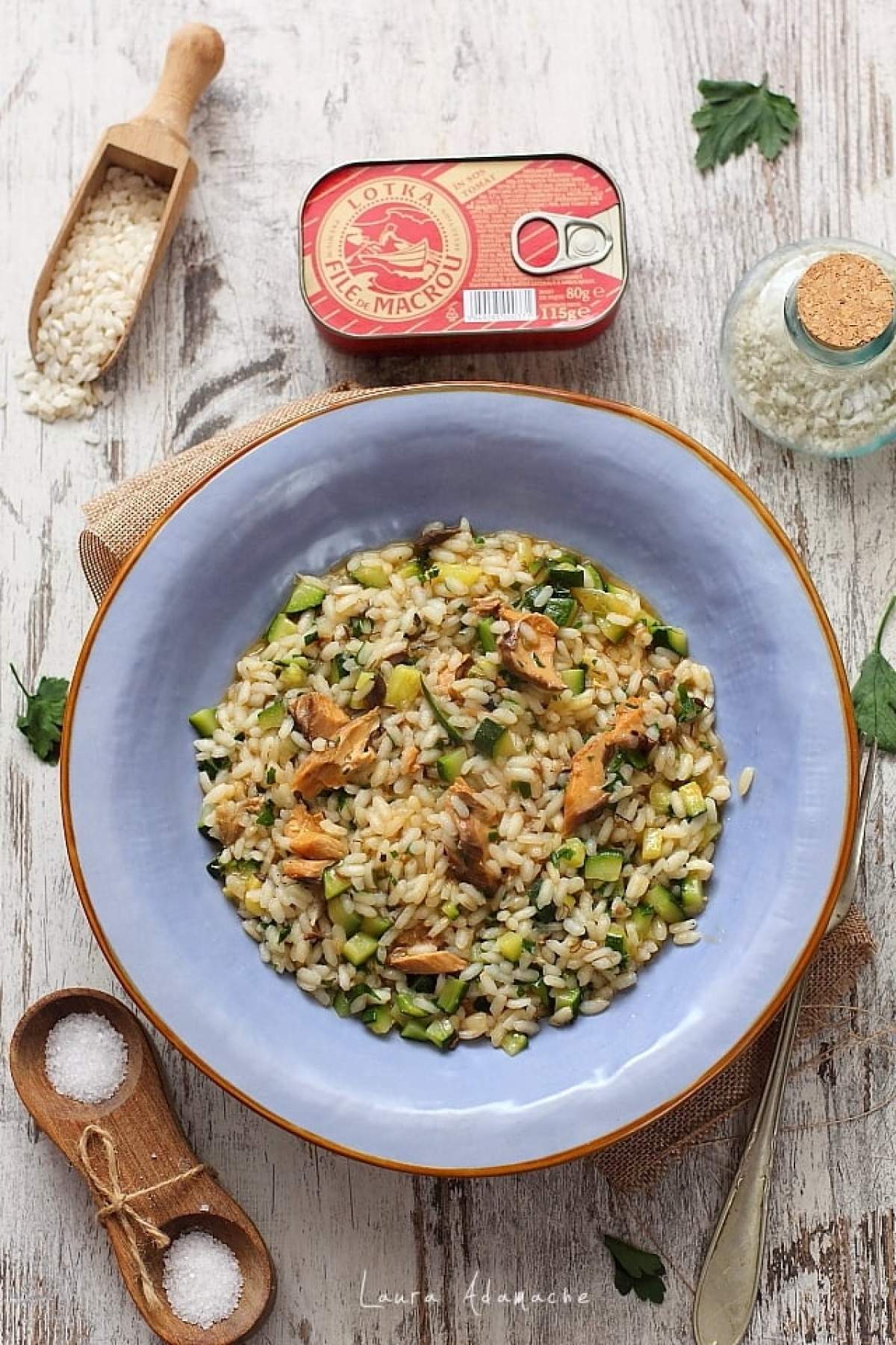 Cum se prepară risotto cu macrou Rețeta simplă cu orez și legume. Cum se prepară risotto cu macrou