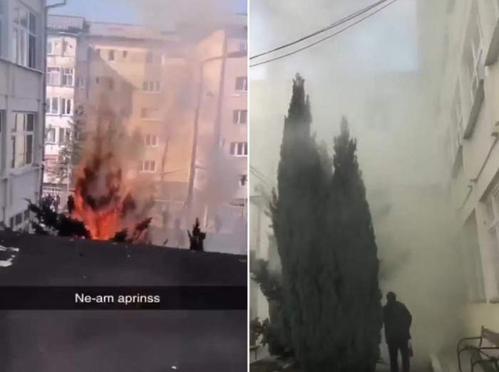 Un elev din Baia Mare a provocat un incendiu într-o școală. Adolescentul voia să devină viral pe TikTok: ”Să vadă toată lumea” / FOTO