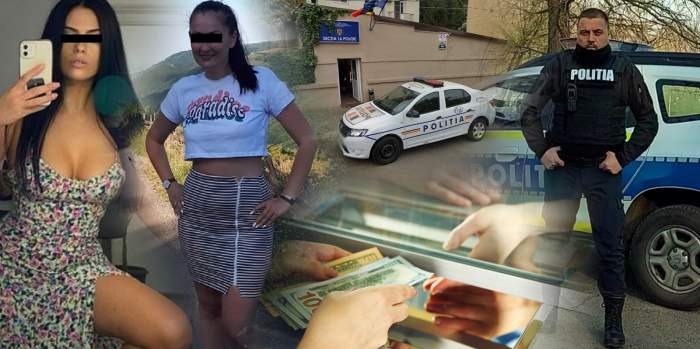 DOCUMENTE / Tânără agățată pe internet, cărăuș de bani pentru polițistul arestat într-un dosar de tortură / Cum au folosit-o agenții de la Secția 16 pe femeie!