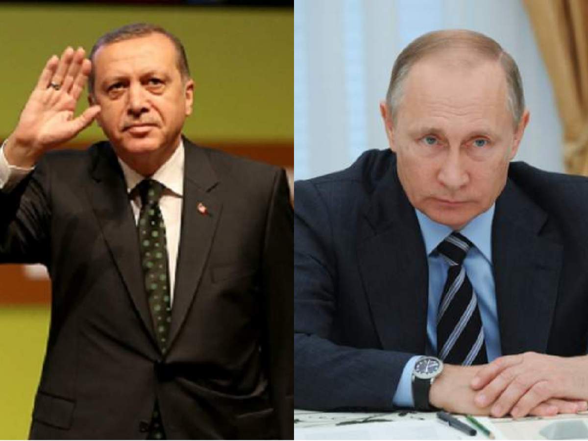 Colaj cu Recep Erdogan și Vladimir Putin