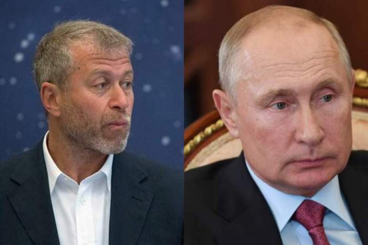 Roman Abramovich și Vladimir Putin, colaj