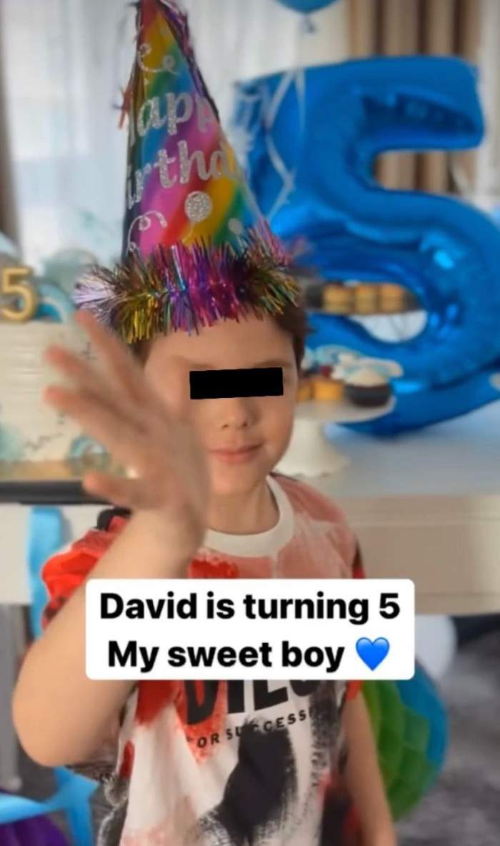 Jorge, petrecere surpriză pentru fiul lui, David, de ziua lui de naștere! Micuțul artistului a împlinit 5 ani: ''De la spital la bal” / FOTO
