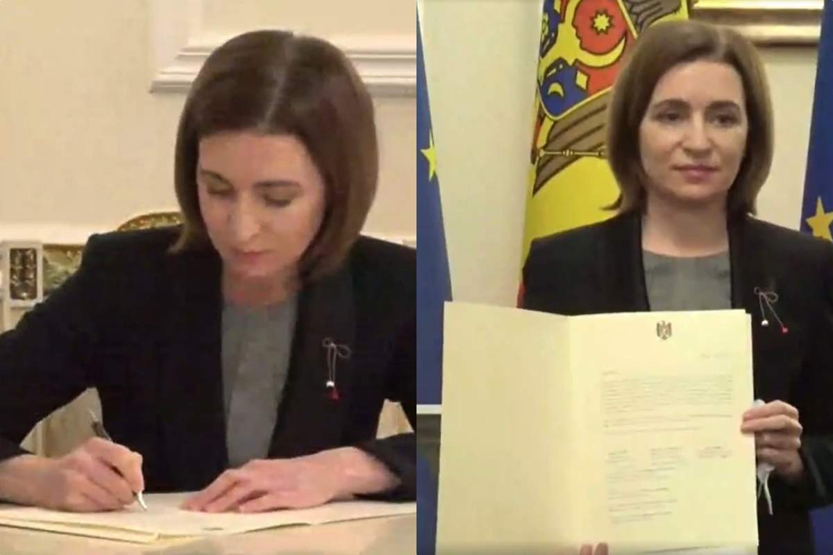 presedinte republica moldova semnat cerere aderare