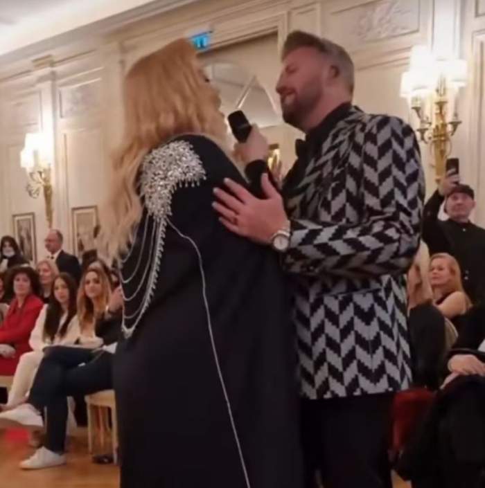 Loredana Groza și Cătălin Botezatu, ipostaze extrem de apropiate. Cum s-a filmat jurata de la X Factor alături de creatorul de modă / FOTO