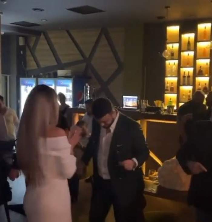 Bianca Drăgușanu și Gabi Bădălău, surprinși în timp ce dansează împreună la aniversarea blondinei. Gesturile făcute în văzul tuturor / VIDEO