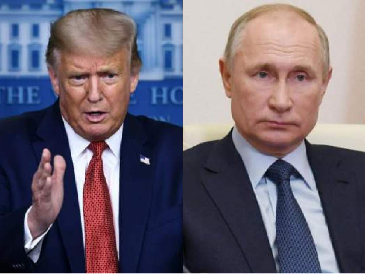 Colaj cu Donald Trump și Vladimir Putin