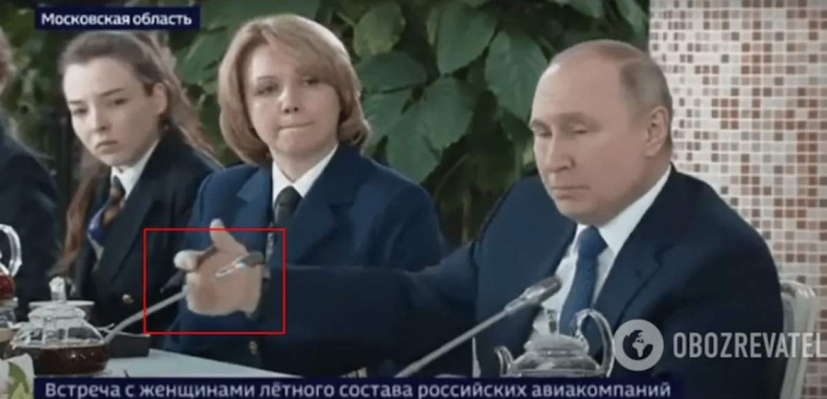 Vladimir Putin, în filmarea trucată