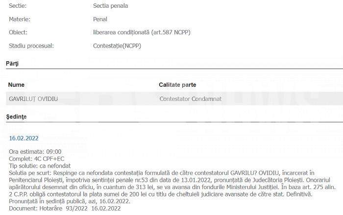 DOCUMENT / Decizie definitivă în dosarul jandarmului care făcea trafic de cocaină / S-a ales praful!