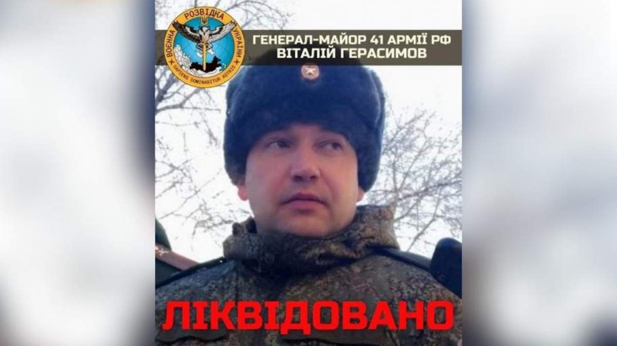 General-maior rus, ucis, în Ucraina. Vitali Gherasimov a luptat în al Doilea Război din Cecenia