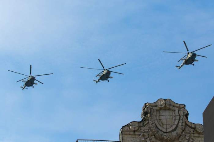 Patru elicoptere ucrainene au ajuns în România, în ciuda amenințărilor Rusiei / FOTO