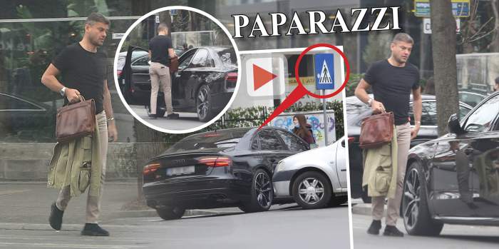 Cristian Boureanu, atât de îngrijorat încât să-și lase mașina pe avarii, pe trecerea de pietoni?! Afaceristul, prima apariție după ce a fost condamnat la închisoare / PAPARAZZI
