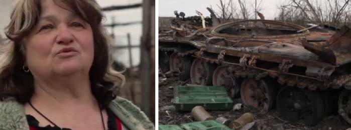 O femeie din Ucraina s-a întors la ferma ei, după ce a plecat din cauza bombardamentelor. Ce a găsit