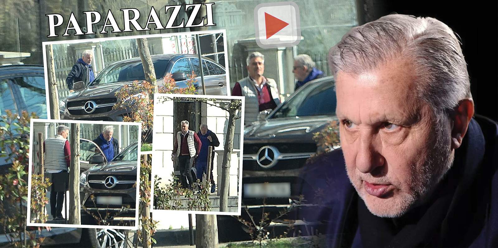 Ilie Năstase face piața în restaurante de lux!? Cum a fost surprins fostul tenismen la ieșirea dintr-o locație exclusivistă / PAPARAZZI