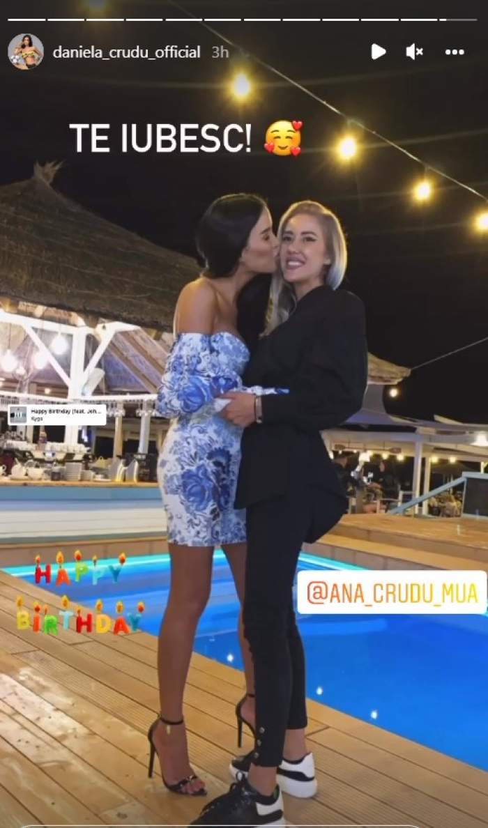 Daniela Crudu și-a sărbătorit sora. Ce i-a transmis vedeta de ziua ei de naștere: „Te iubesc” / FOTO