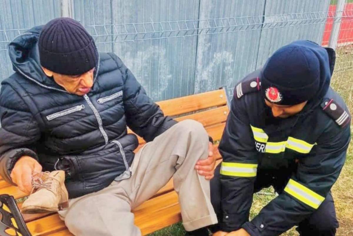 Bătrân, declarații emoționante după ce a scăpat cu viață din război! Bătrân în papuci, fugit din calea războiului, mărturisiri tuburătoare: "Pentru ce să mai trăiesc? Am pierdut tot"