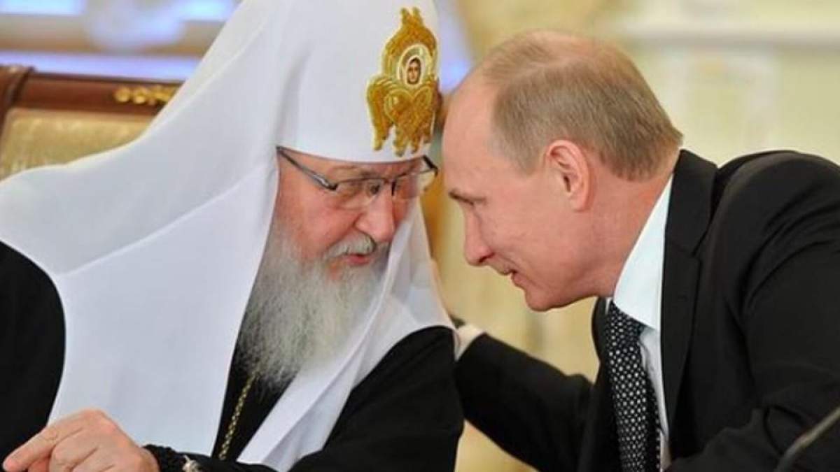 Patriarhul Kirill alături de Putin