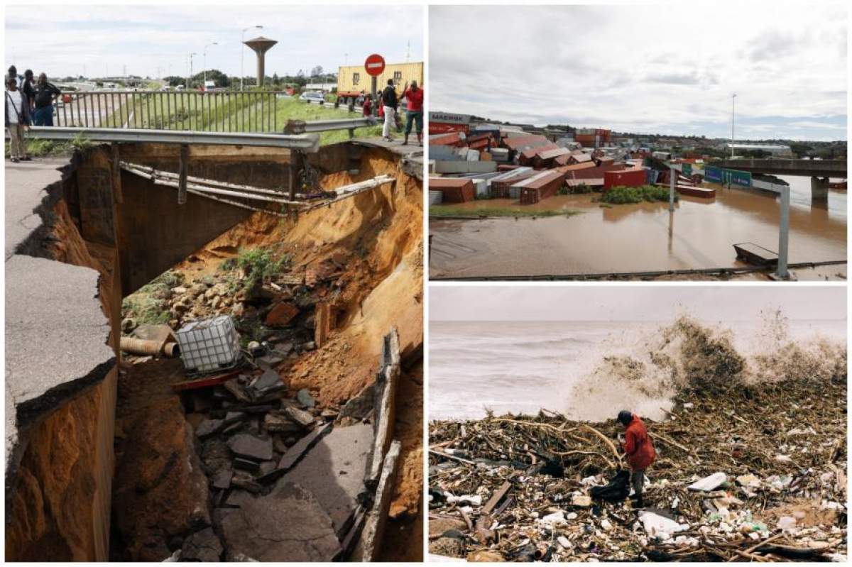 Locuitorii din estul Africii de Sud, fără apă și electricitate. Inundațiile au ucis 443 de oameni