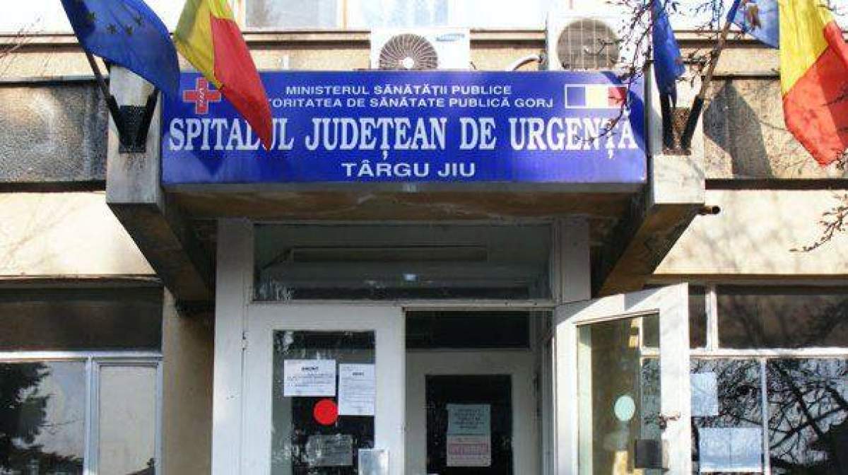 Spital Târgu Jiu Un pacient în vârstă de 82 de ani ar fi fost rănit cu o foarfecă de o asistentă de la Spitalul Judeţean din Târgu Jiu / FOTO