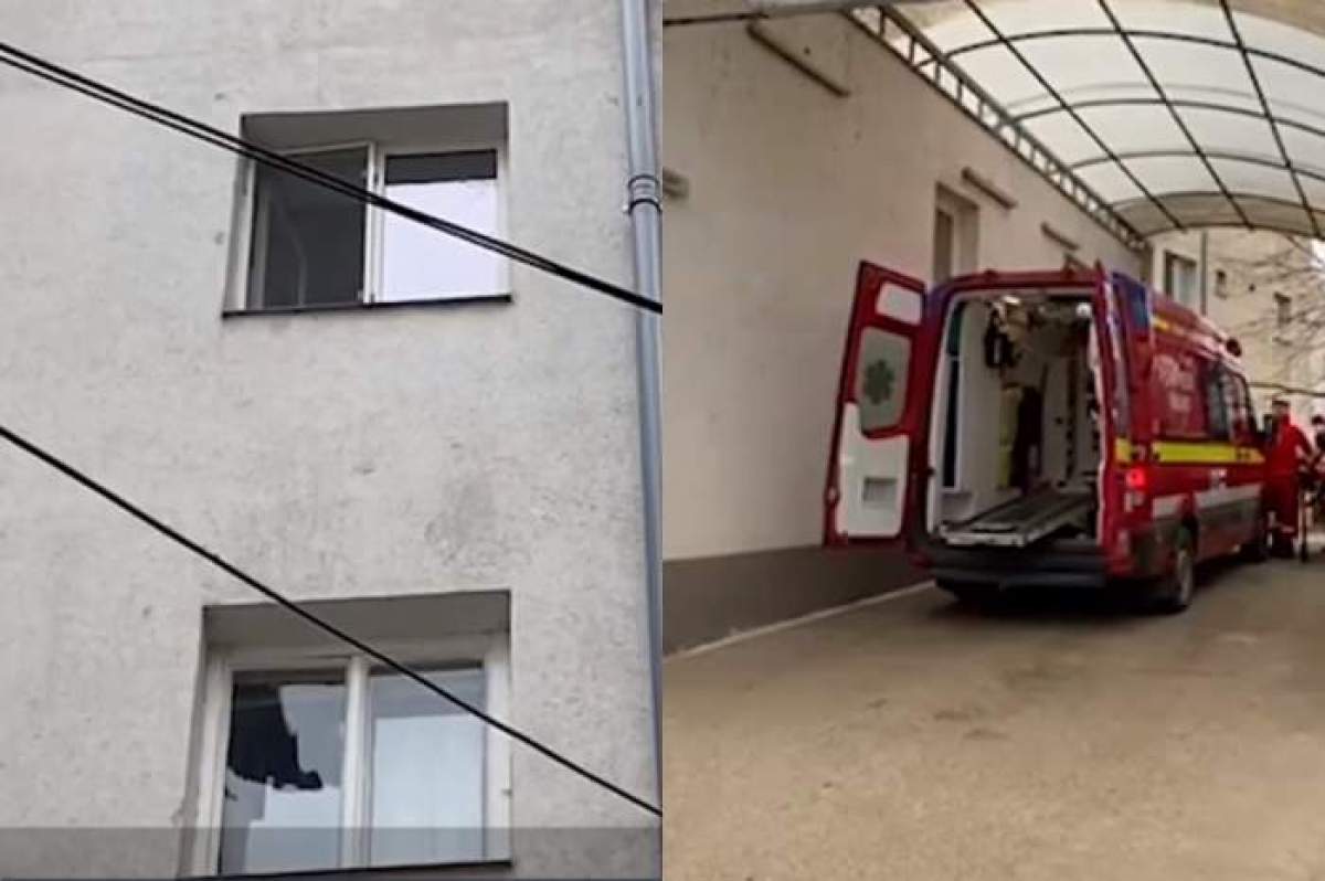 Un copil de trei ani a căzut de la etaj, în București. Minorul a fost transportat în stare gravă la spital