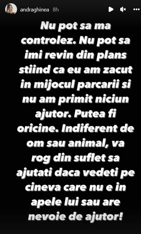 Andra Ghinea, fosta iubită a lui Lino Golden, a căzut inconștientă pe stradă. Tânăra nu a fost ajutată de nimeni în clipele de coșmar: ”Vedeam cum trec pe lângă mine” / VIDEO