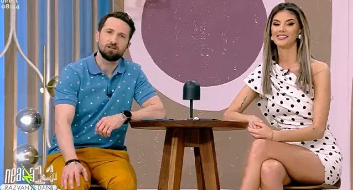 Dani Oțil și Ramona Olaru în cadrul emisiunii Neatza cu Răzvan și Dani