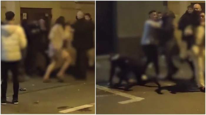 Bătaie violentă în fața unui club din Cluj. Bărbații implicați sunt de cetățenie franceză