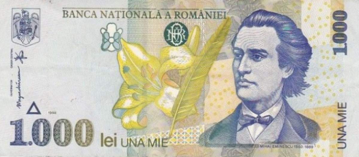 Bancnota de 1000 de lei, preţ surpriză! Cu cât se vinde în 2022 pe OLX