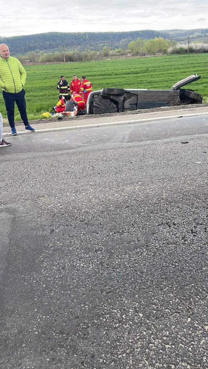 Accident grav între județele Sibiu și Brașov. Două persoane sunt resuscitate de medici / FOTO