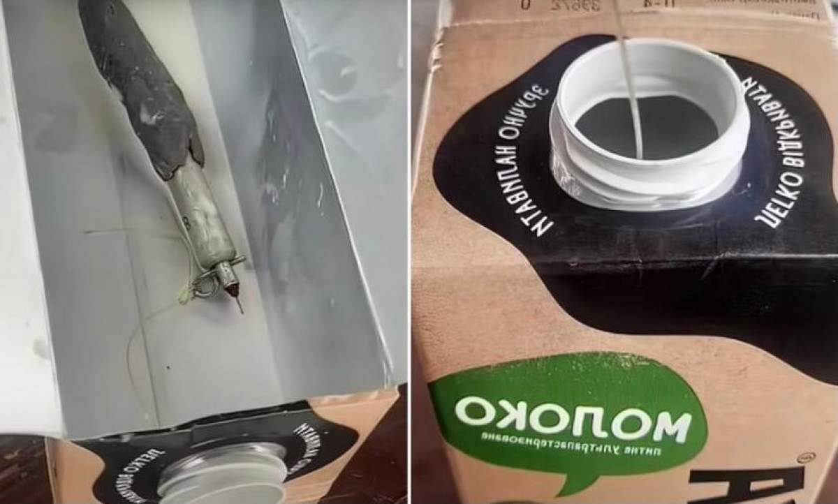 O femeie din Ucraina a primit o cutie de lapte în care se afla o bombă