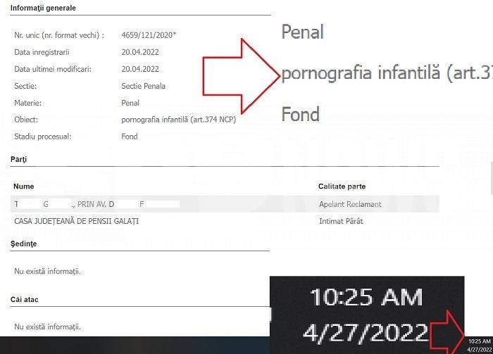 Casa de Pensii, târâtă într-un dosar de pornografie infantilă / Avocatul reclamantului: „Îmi este frică să îi spun clientului!”