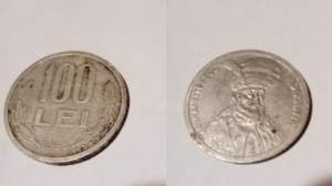 Moneda de 100 de lei, cu chipul lui Mihai Viteazu, se vinde cu o sumă impresionantă pe OLX! Cât valorează în 2022