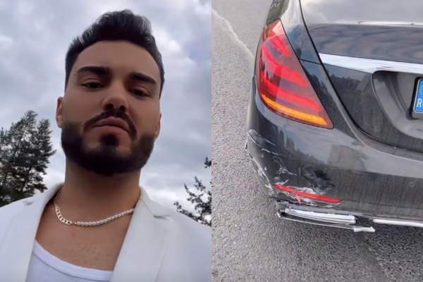 Jador a făcut accident cu mașina. Cântărețul și-a distrus autoturismul: ”Numai mie mi se întâmplă...”