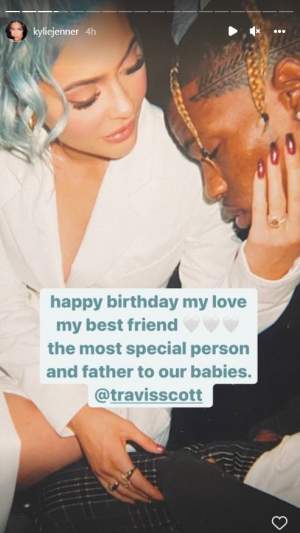 Kylie Jenner, urare emoționantă de ziua de naștere a lui Travis Scott. Ce mesaj i-a transmis vedeta iubitului ei