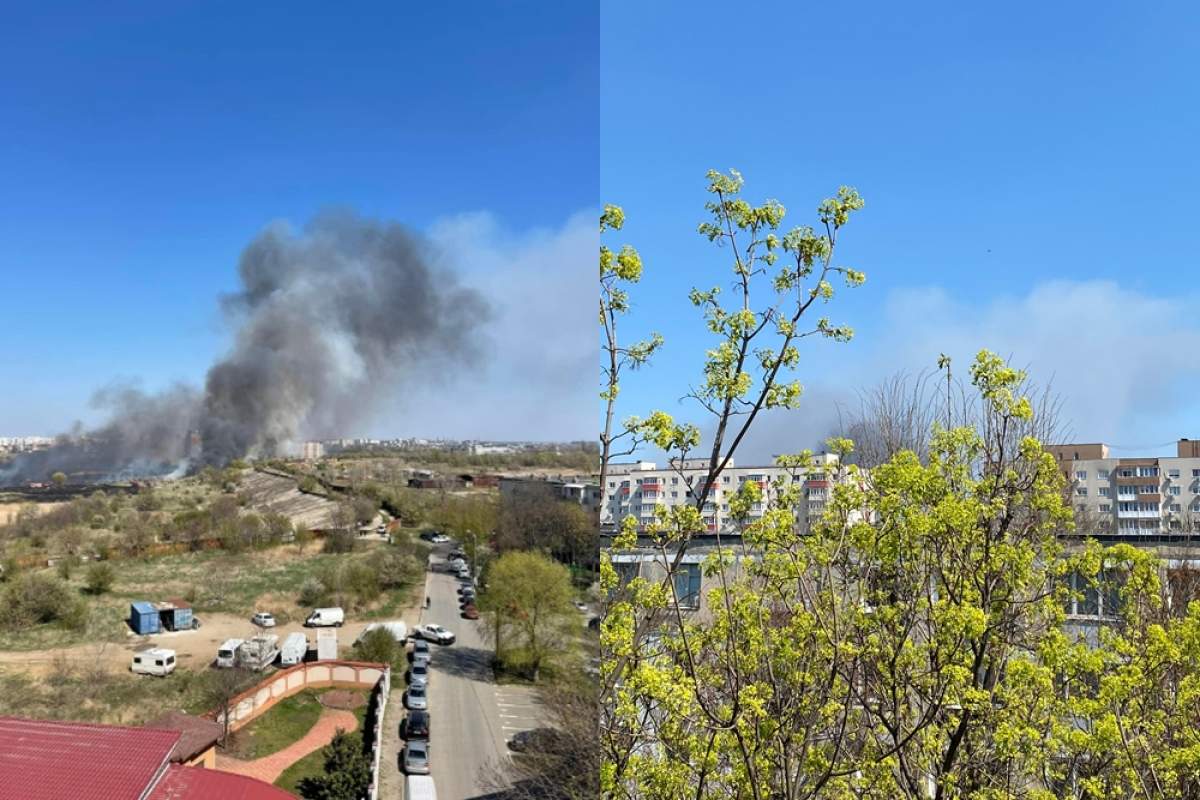 Incendiu în Delta Văcărești din București! Oamenii au fost alertați prin RO-ALERT