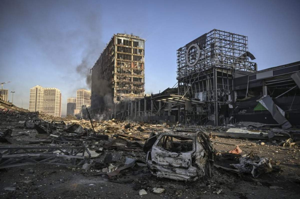 Orașul Borodianka a fost distrus de forțele lui Vladimir Putin