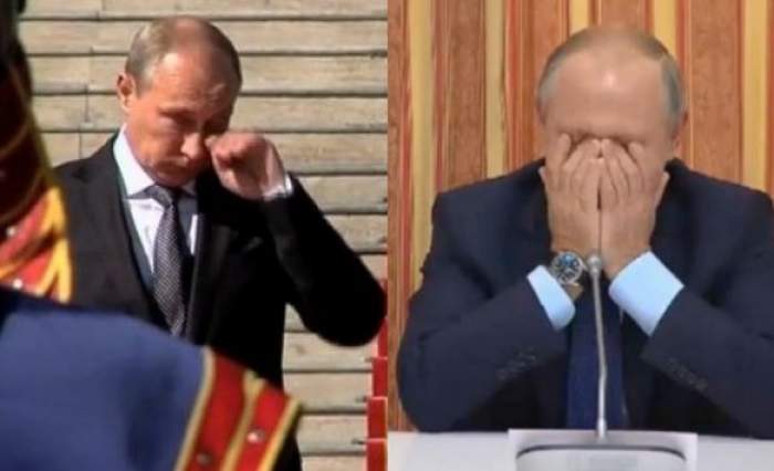 Vladimir Putin supărat și îndurerat