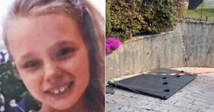 O fetiță de 9 a murit, după ce a fost strivită de o poartă metalică din fața casei, sub ochii mamei