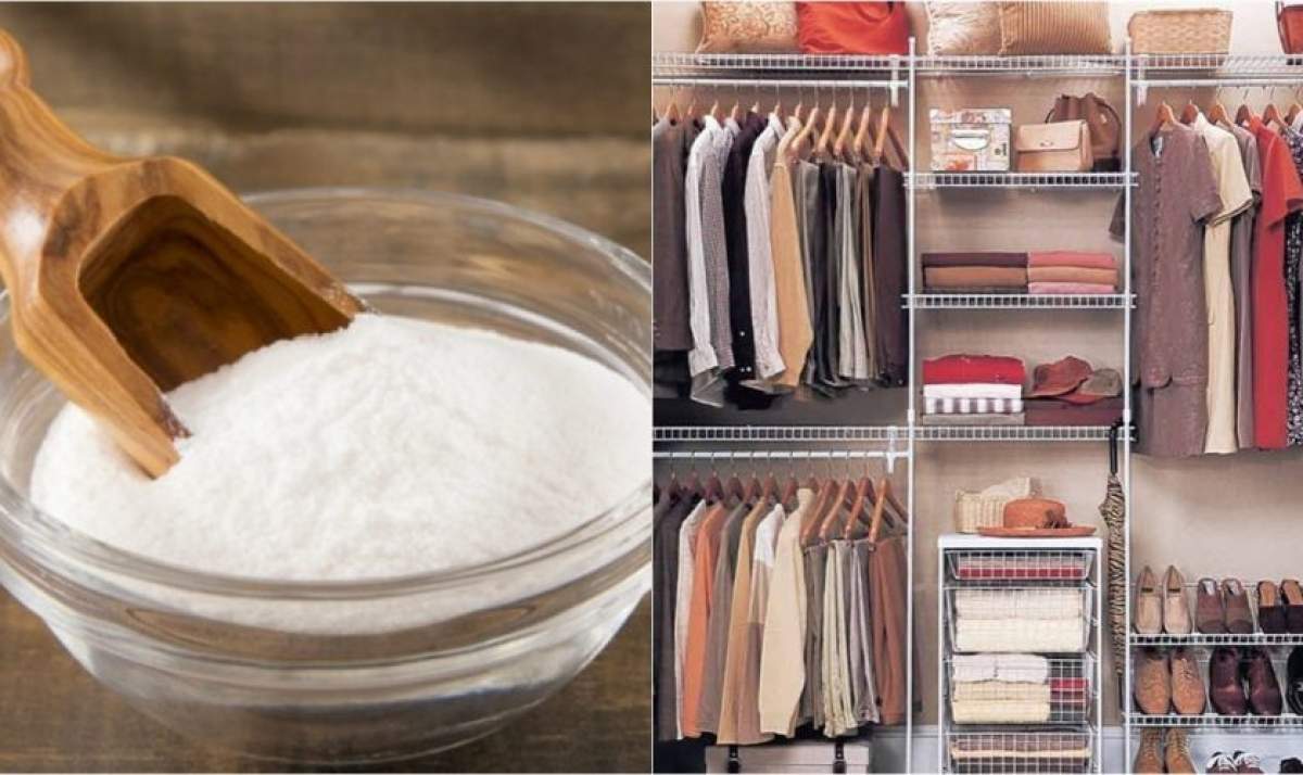 Bicarbonatul de sodiu combate mirosurile neplăcute Ce se întâmplă dacă pui bicarbonat de sodiu în șifonier. Rezultatul este vizibil în doar trei ore